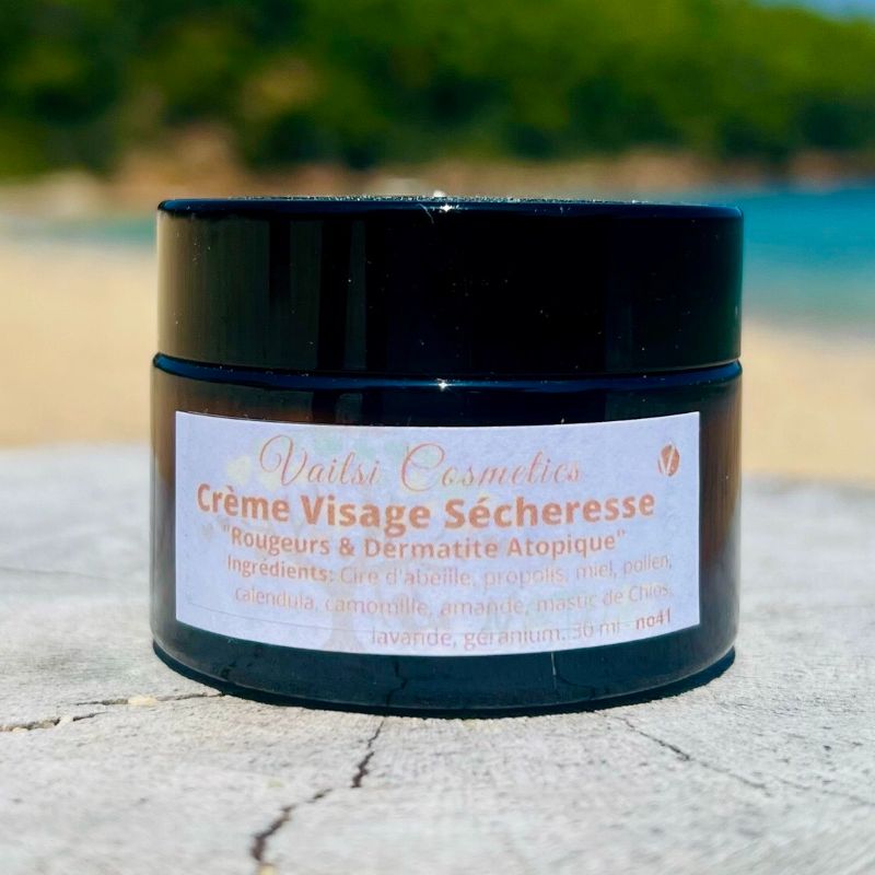 Découvrez le soulagement offert par notre crème pour le visage pour les peaux sèches et la dermatite atopique. Visitez notre site web pour plus d'informations - VAITSI COSMETICS