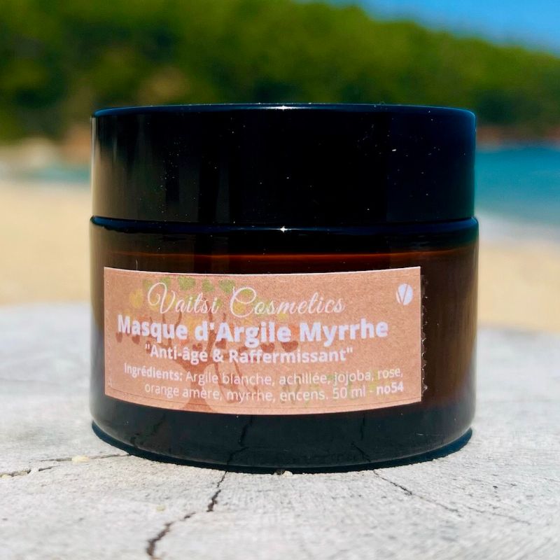 Découvrez le masque Myro d’Argile pour le raffermissement et l'anti-âge. Visitez notre page pour en savoir plus sur ses bienfaits - VAITSI COSMETICS